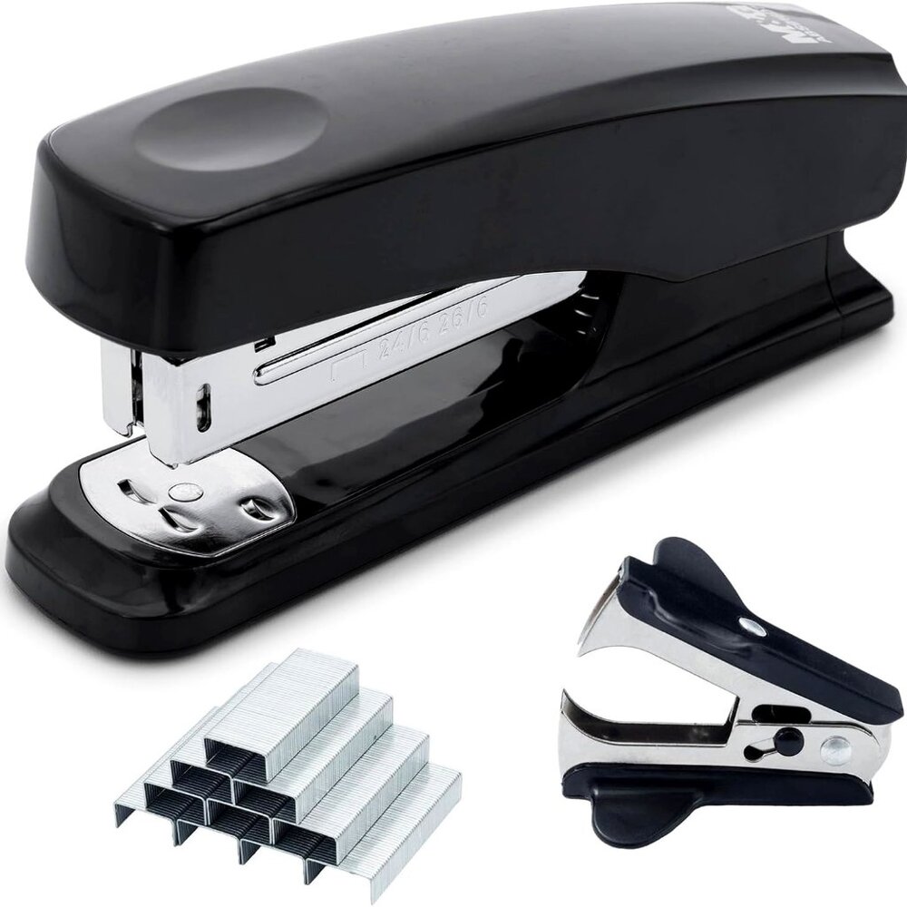 Stapler, Staple Remover & 1000 Staples:  Office Supplies.  Black.  New